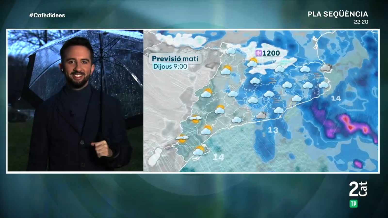 El Temps - Dijous de cel canviant a l'espera de més canvis associats a la borrasca Ingrid - El temps | Veure