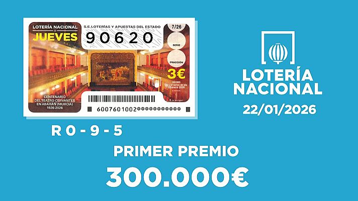 SELAE - Sorteo de la Lotería Nacional del 22/01/2026