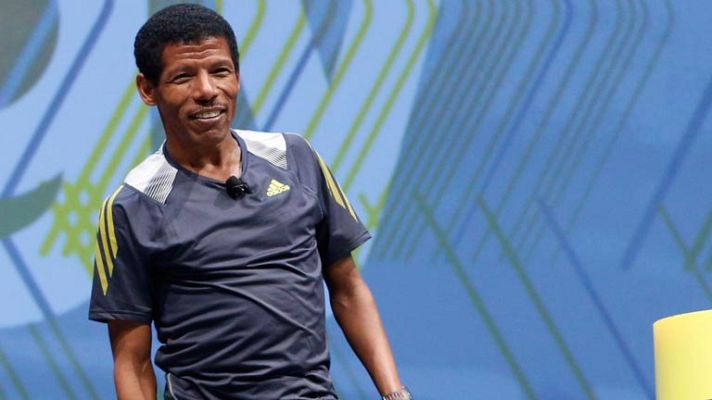 Telediario 1 - Gebreselassie apoya a Madrid 2020