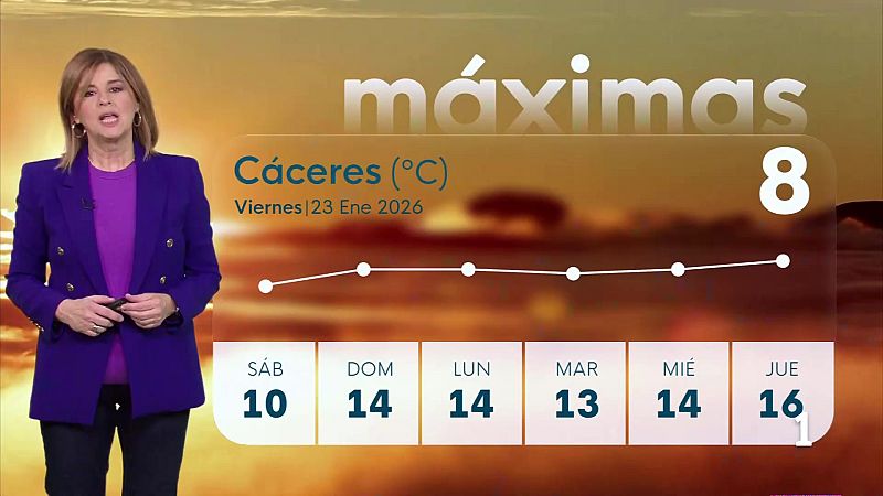 El Tiempo en Extremadura - 23/01/2026 - Ver ahora