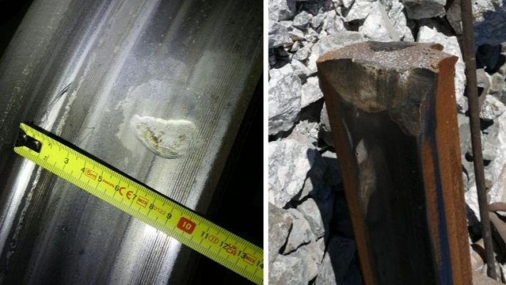 Telediario 1 - La investigación preliminar apunta a una rotura previa de la vía como causa del accidente en Adamuz