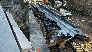 El tren sinistrat a Gelida nom�s va tenir 5 segons per evitar l'impacte