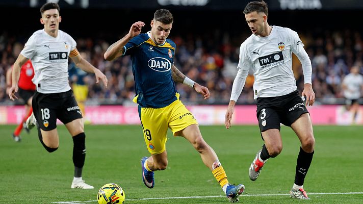 Resúmenes de LaLiga - Valencia CF - RCD Espanyol: resumen del partido de la 21ª jornada de Liga | Primera