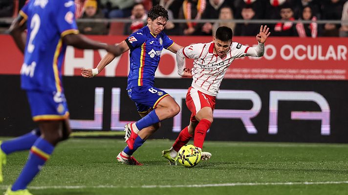 Resúmenes de LaLiga - Girona FC - Getafe CF: resumen del partido de la 21ª jornada de Liga | Primera