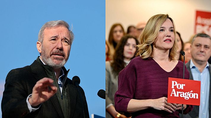 Telediario 1 - Arranca la campaña electoral en Aragón, retrasada por el accidente de tren en Adamuz