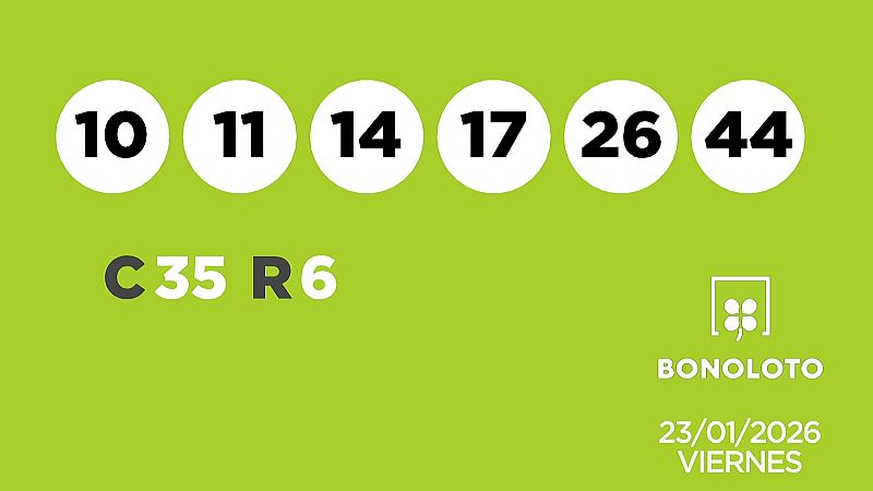 Sorteo de la Lotería Bonoloto y Euromillones del 23/01/2026 - Ver ahora