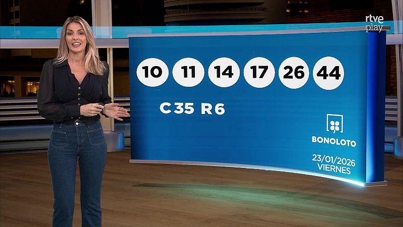 Sorteo de la Bonoloto y Euromillones del 23/01/2026 - Loterías | Ver