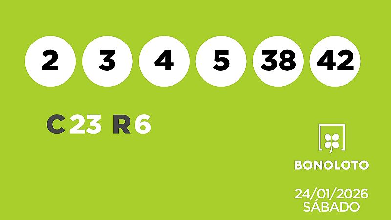 Sorteo de la Lotería Bonoloto del 24/01/2026 - Ver ahora