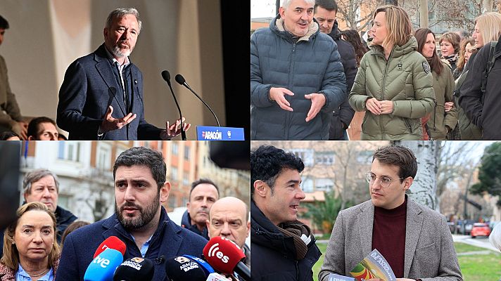 Telediario 1 - Alegría y Azcón preparan el debate cara a cara de este lunes