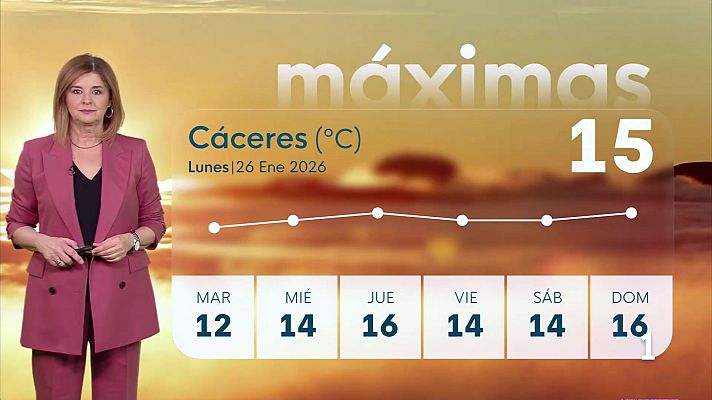 Noticias de Extremadura - El tiempo en Extremadura - 26/01/2026