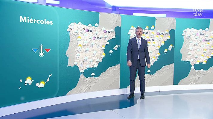 El tiempo - Precipitaciones persistentes con acumulados notables en Galicia y el oeste del sistema central