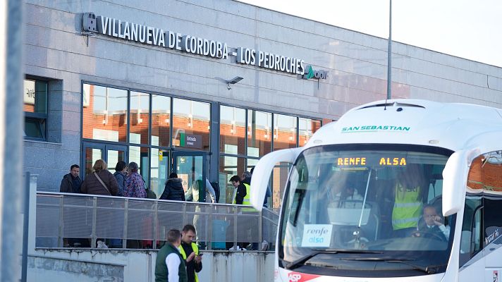 Telediario 1 - La alternativa que combina tren y autobús para sortear Adamuz