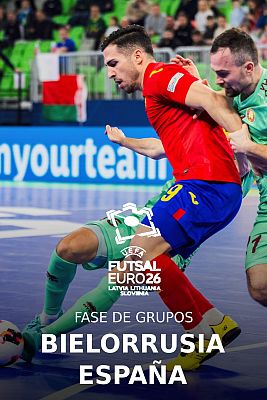 Fútbol Sala - Campeonato de Europa Masculino: Bielorrusia - España