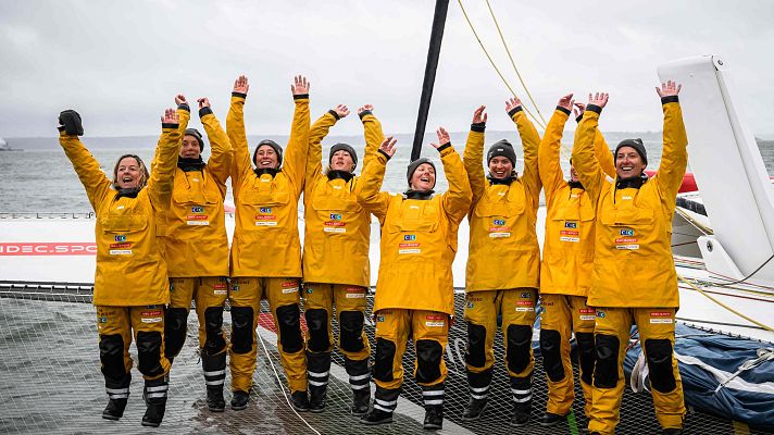 Los Deportes de La1 - Tamara Echegoyen hace historia en la primera vuelta al mundo a vela sin escalas de un equipo femenino