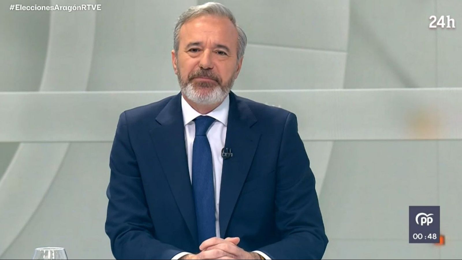 Azcón asegura tener un modelo "de prosperidad" para Aragón en su minuto inicial