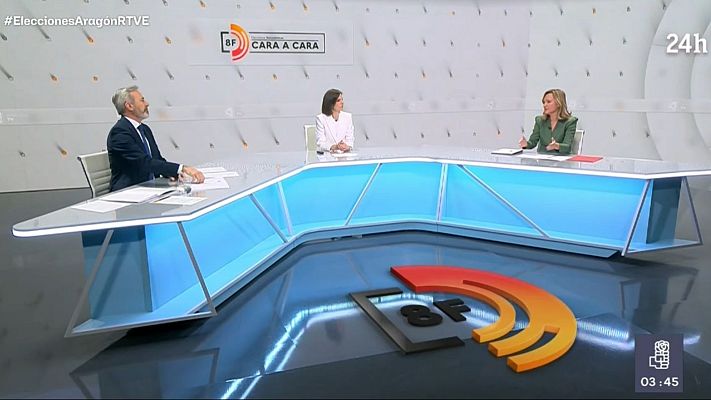 Especiales informativos - Azcón presume de datos económicos y Alegría reivindica que ha sido gracias a ejecutivos socialistas