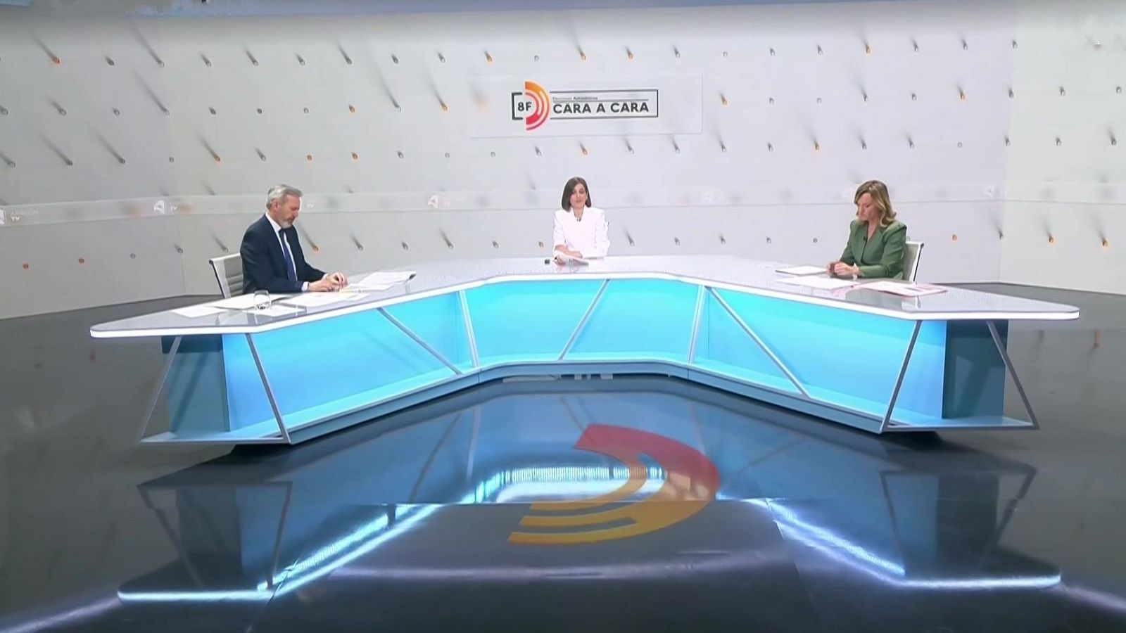 La financiación autonómica, Lambán y la sanidad marcan el 'cara a cara' entre Azcón y Alegría - Especiales informativos | Ver