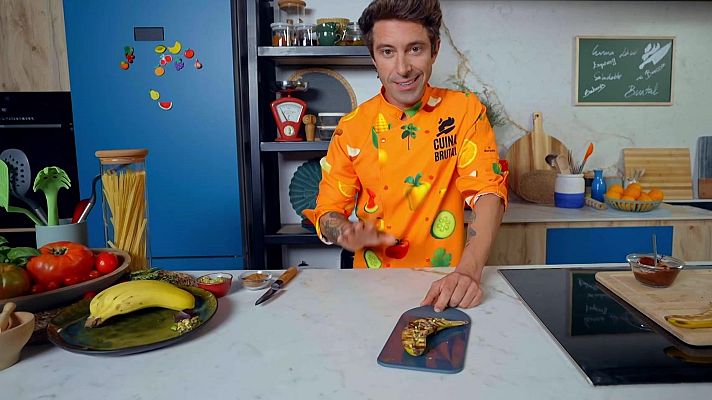 Cuina Brutal - Plàtan caramel·litzat amb xocolata