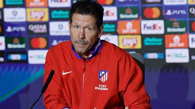 Diego Simeone, sobre las posibilidades de entrar en el 'top 8': "No dependemos de nosotros mismos"