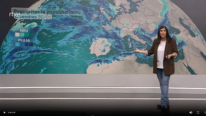 El temps - Passadís de borrasques atlàntiques. Temps inestable tota la setmana