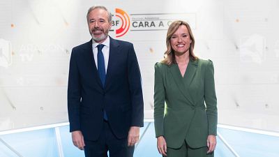 Reproches entre Azcón (PP) y Alegría (PSOE) el día después del debate cara a cara