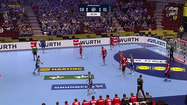 Europeo de Balonmano - Campeonato de Europa Masculino: Suiza - Islandia