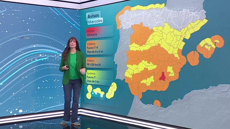 El Tiempo Noche - 27/01/26 - RTVE.es - El tiempo | Ver