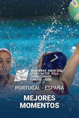 Waterpolo - Europeo femenino de waterpolo | Mejores momentos Portugal - España