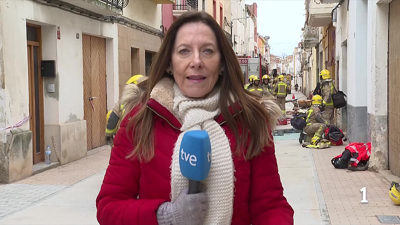 Dos ferits greus en esfondrar-se una casa a Vilanova de Bellpuig