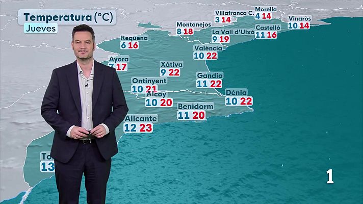 L'informatiu - Comunitat Valenciana - El Tiempo en la Comunitat Valenciana - 28/01/26