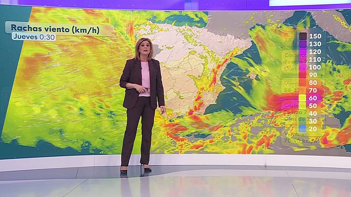 El tiempo - Precipitaciones persistentes y localmente fuertes en sierras del sur peninsular y Alborán