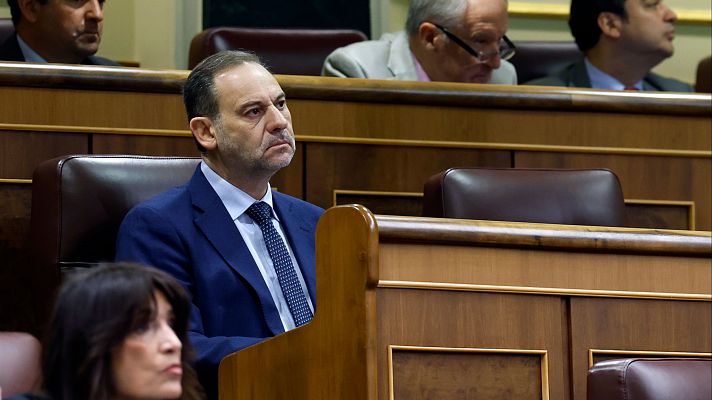 Telediario 1 - José Luis Ábalos renuncia a su acta de diputado en el Congreso
