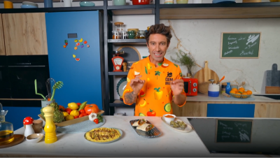 Carxofes romesco, burrito i truita de plàtan