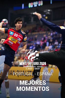 Balonmano - Europeo masculino de balonmano | Mejores momentos Portugal - España