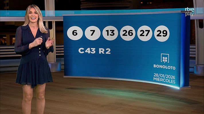 Loterías - Sorteo de la Bonoloto del 28/01/2026