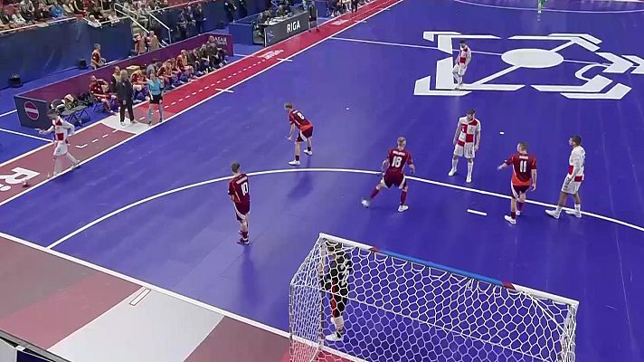 Fútbol Sala - Campeonato de Europa Masculino: Letonia - Croacia