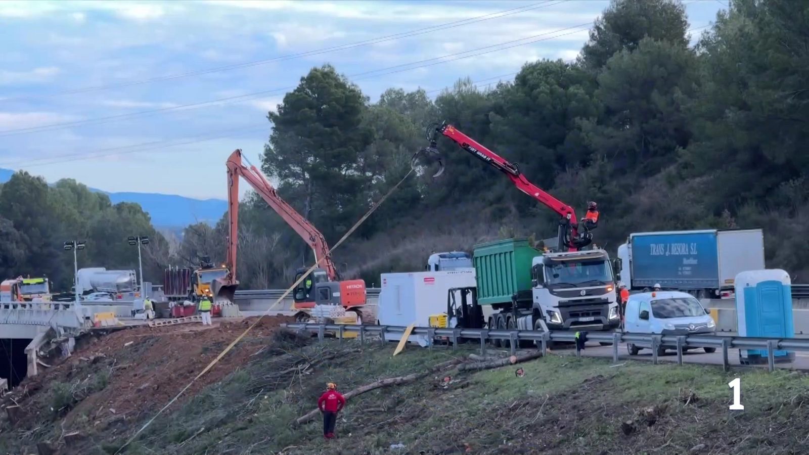 Mobilitat complicada pel tall de l'AP7 en sentit sud des de Martorell