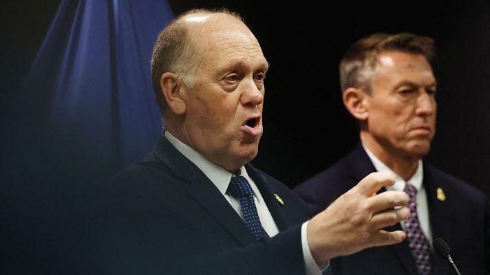 Telediario 2 - Trump manda a su "zar de la frontera" a Minesota para tratar de calmar los ánimos