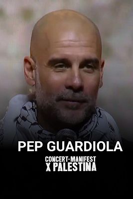  - Guardiola obre el concert x Palestina amb un crit contra la indiferència