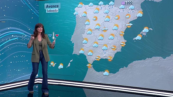 El tiempo - Rachas muy fuertes de viento de componente oeste en el noroeste peninsular, litorales del Cantábrico, Estrecho y Alborán