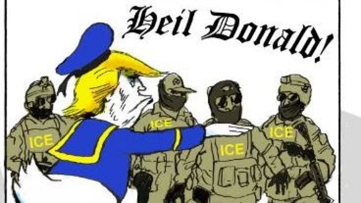 Directo al grano - Crítica a Trump en la tira cómica de Gallego & Rey