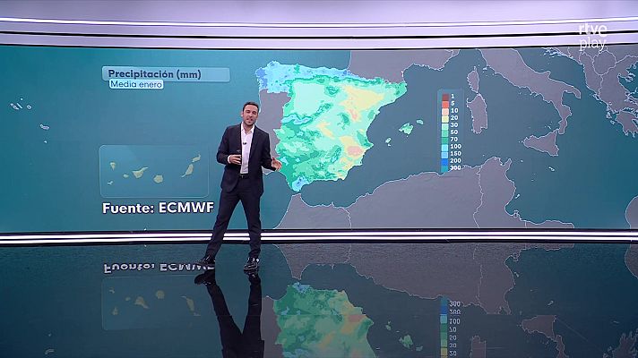 El tiempo - Acumulados significativos de nieve en zonas de montaña de la mitad norte peninsular
