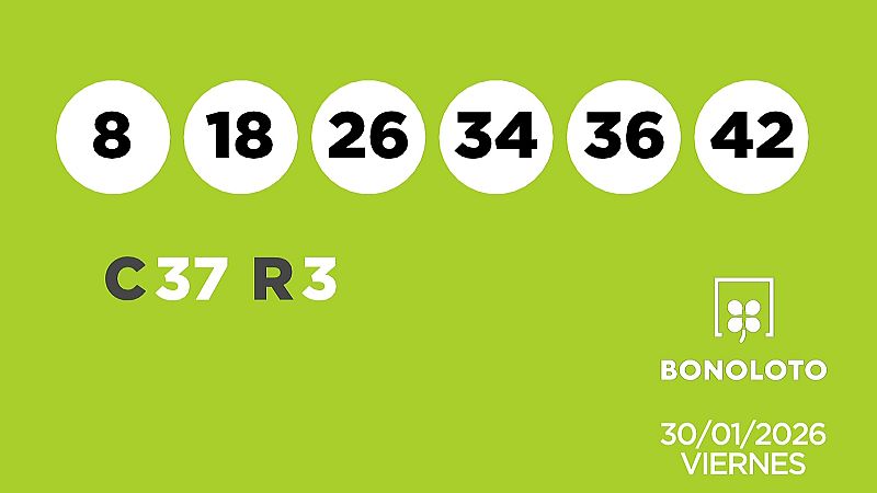 Sorteo de la Loter�a Bonoloto y Euromillones del 30/01/2026 - Ver ahora