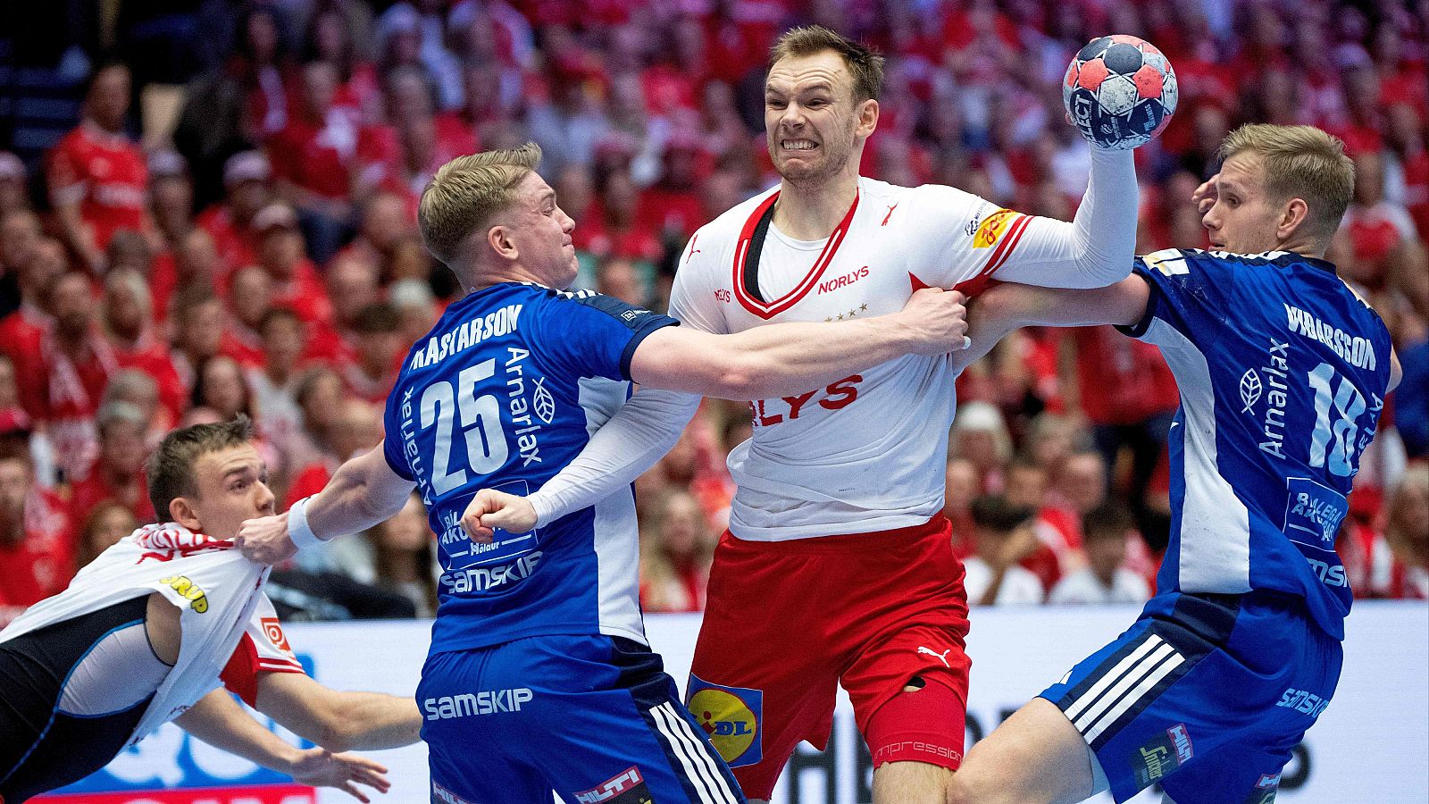 Balonmano - Campeonato de Europa Masculino. 2ª Semifinal: Dinamarca - Islandia - Europeo de Balonmano | Ver