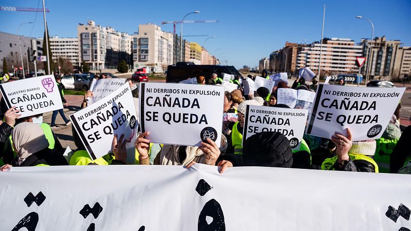 Vecinos de la Cañada Real piden el fin de los derribos | Ver
