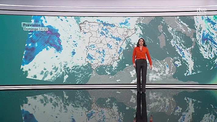 El tiempo - Acumulados de nieve significativos en zonas altas de la mitad norte