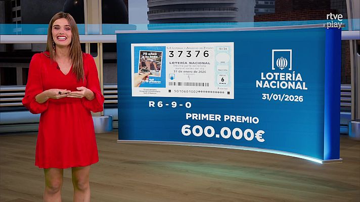 Loterías - Sorteo de la Lotería Nacional del 31/01/2026