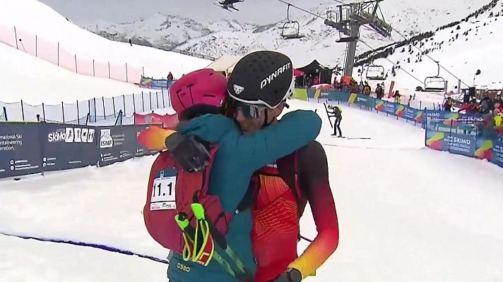 Otros deportes - Oriol Cardona y Ana Alonso, segundos en Boí Taüll antes de los Juegos Olímpicos