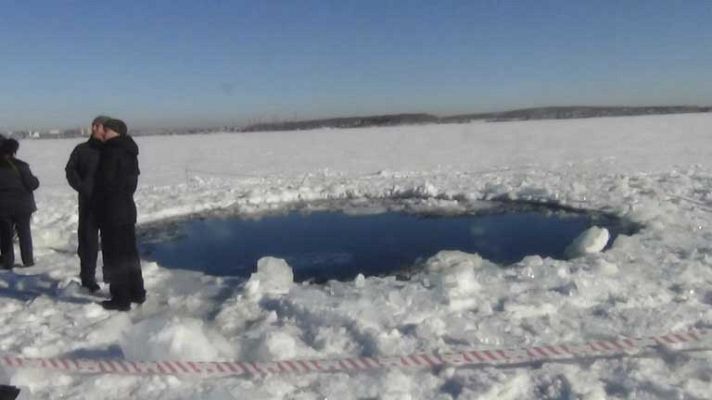 Telediario 1 - Mil heridos por un meteoro en Rusia