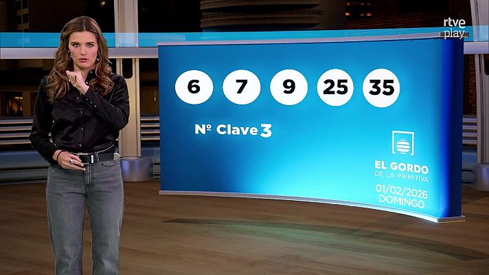 Loterías - Sorteo de la Bonoloto y El Gordo de la Primitiva del 01/02/2026